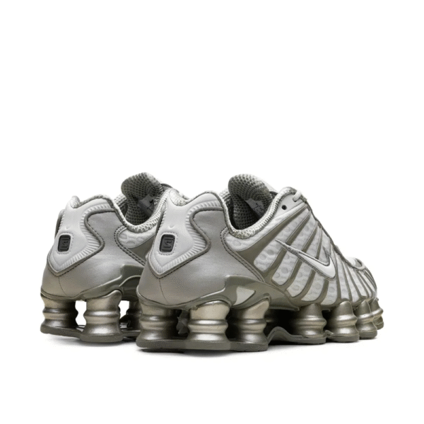 Nike Shox TL "Light Silver/White/Light Army" - Image 2