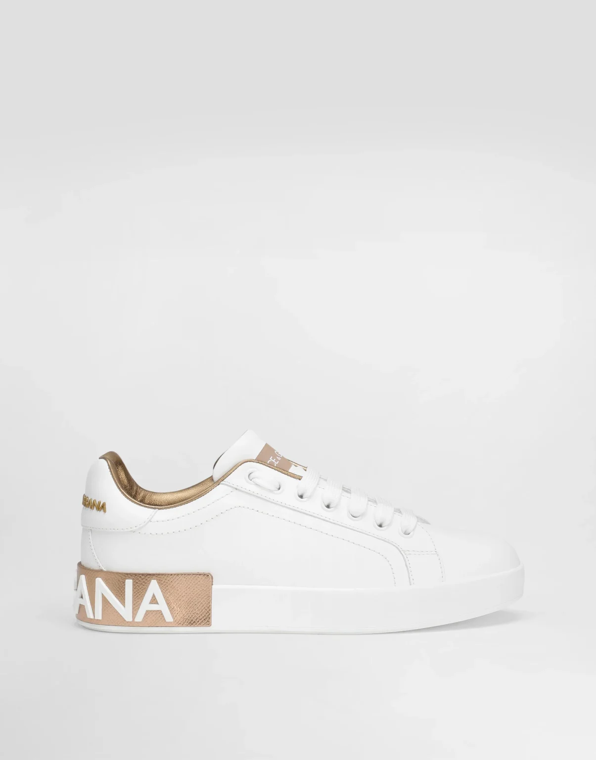 D&G Sneaker White & Gold
